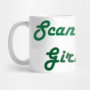 Scandi Girl Green Two Tone Mug